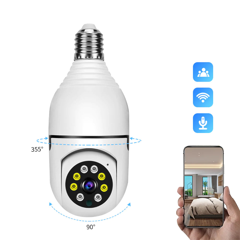 Caméra de surveillance intelligente sans fil, application WIFI, moniteur de  visualisation à distance pour téléphone portable