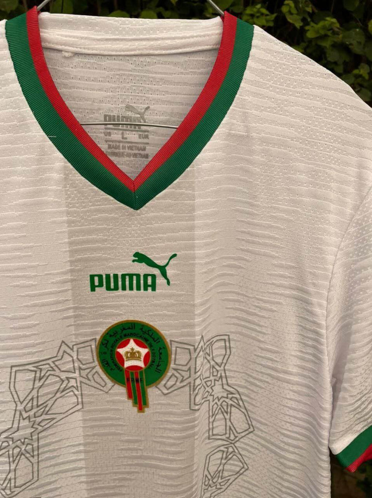 Maillot Equipe du Maroc - Coupe du monde Qatar 2022 - Blanc – Gula Market®